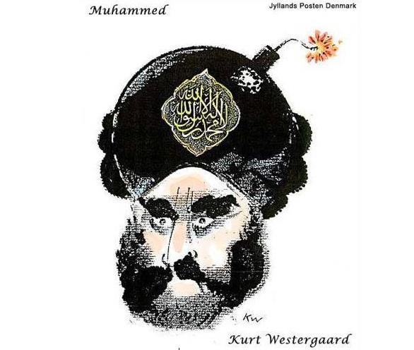 Foto: Karikatur proroka Mohameda. / Jyllands-Posten 